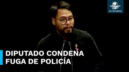 “Son chingaderas”, dice diputado sobre fuga del policía que presuntamente asesinó a normalista
