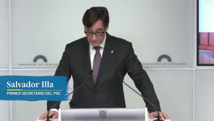 Las reacciones de los partidos políticos al adelanto electoral en Cataluña