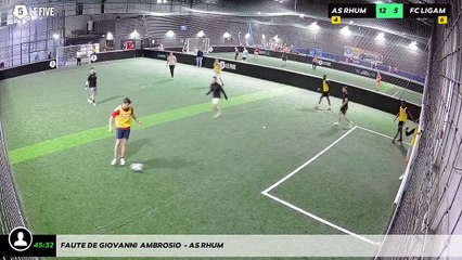 Faute de Giovanni  Ambrosio  - AS Rhum