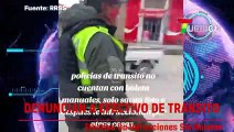 Denuncia en El Alto a un efectivo policial por no dar la boleta de infracción