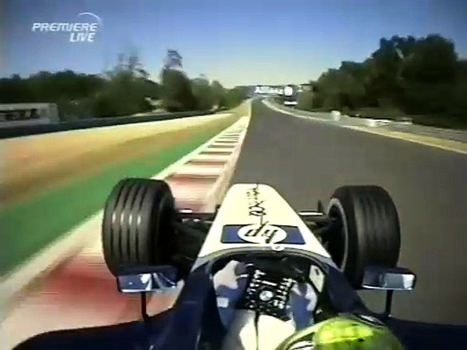 F1 – Ralf Schumacher (Williams BMW V10) Onboard – Hungary 2003