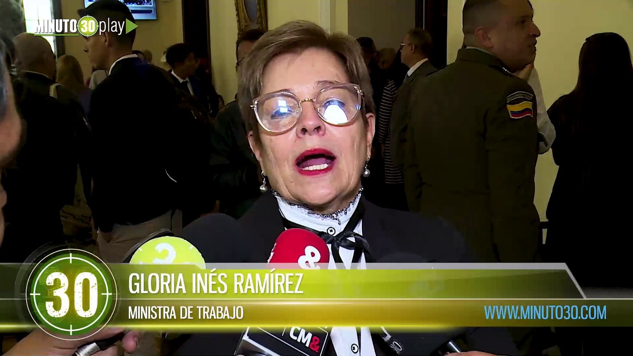 La pensional se está encarrilando ministra de Trabajo