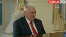 Azerbaycan Cumhurbaşkanı Aliyev, TDT Aksakallar Heyeti Başkanı Yıldırım'ı kabul etti