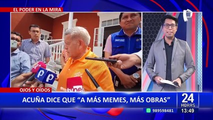 Trujillo: César Acuña asegura que "a más memes, más obras"