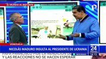 Nicolás Maduro compara a presidente de Ucrania con su Juan Guaidó