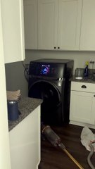 Washing Machine Tries to Run Away