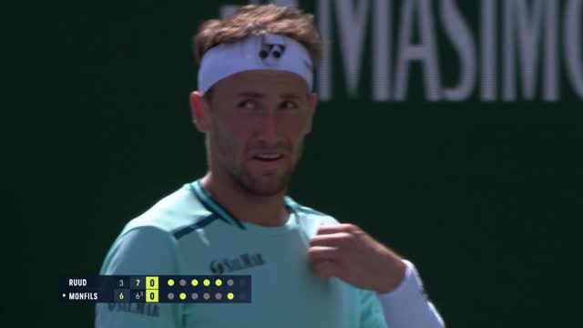 Indian Wells - Ruud met fin au parcours de Monfils