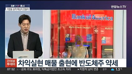 [3분증시] 뉴욕증시, 관망세 속 혼조…다우만 0.1%↑ 外