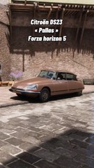 La Citroën DS « pallas » de 1975 est disponible sur forza horizon 5 !! 