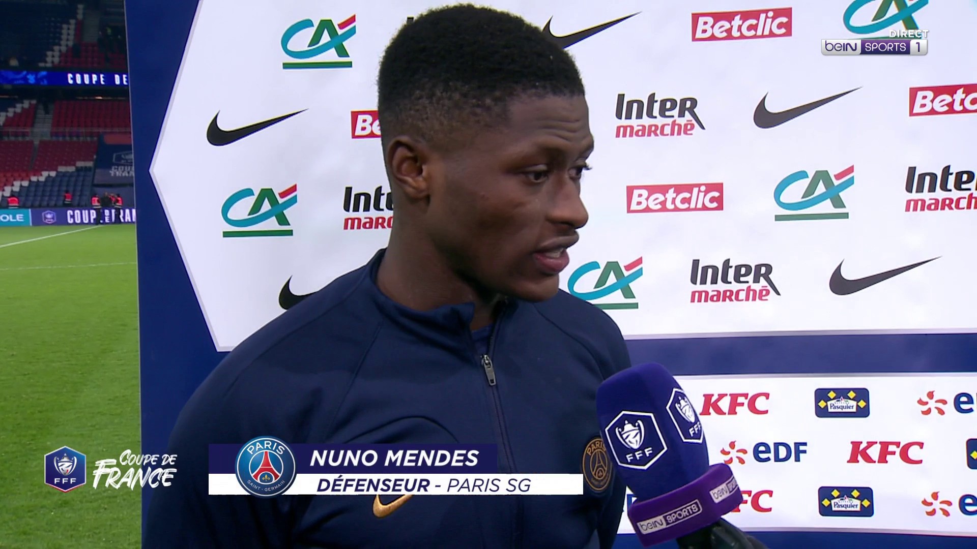 Nuno Mendes : "On veut rester dans toutes les compétitions, c'est ça notre objectif"