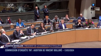 Audition à l'Assemblée nationale - Commission TNT : audition Vincent Bolloré - 13/03/2024
