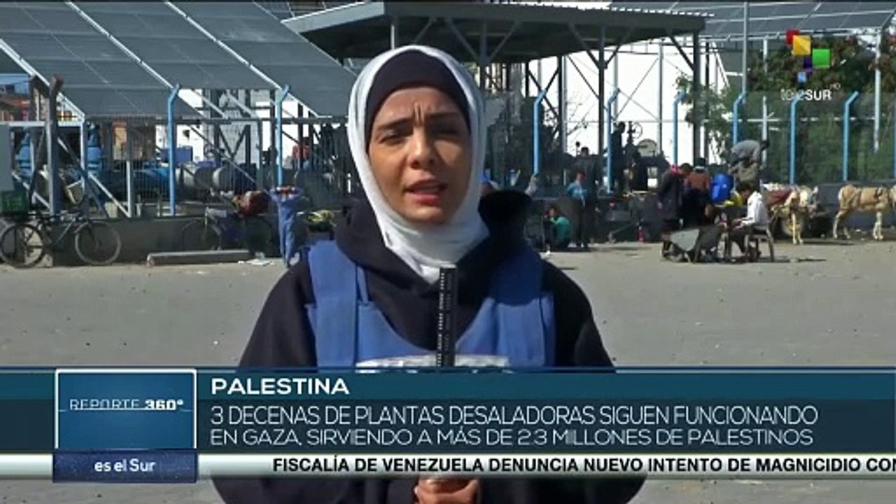 Tres decenas de plantas desaladoras siguen funcionando en la Franja de Gaza