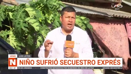 niño sufrió secuestro expres