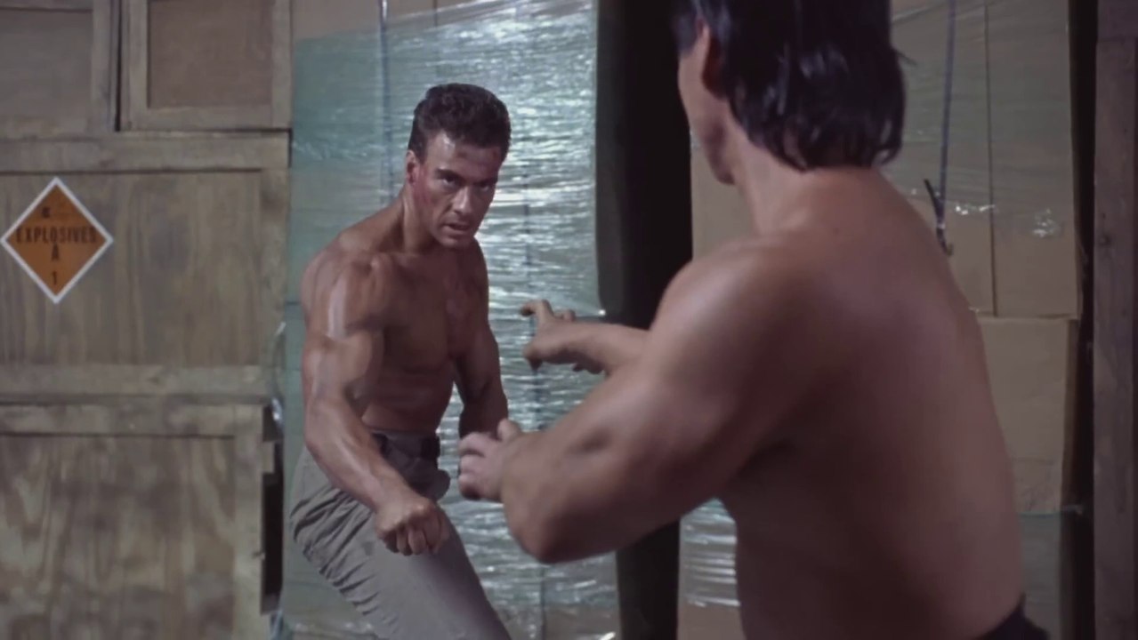 Double Impact (1991)-Fight Scene - Van Damme vs. Bolo