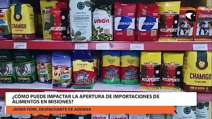 ¿Cómo puede impactar la apertura de importaciones de alimentos en Misiones