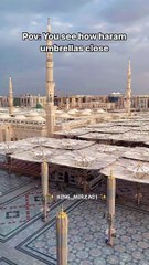 You see How Haram Umbrellas Close ✨❤️