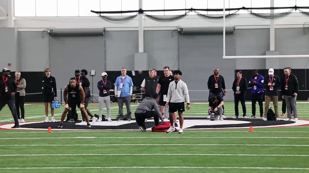 Gunner Stock 2024 UGA Pro Day video Dailymotion