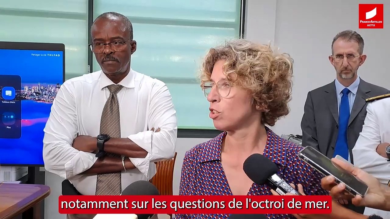 Marie Guévenoux est en visite éclair en Guadeloupe