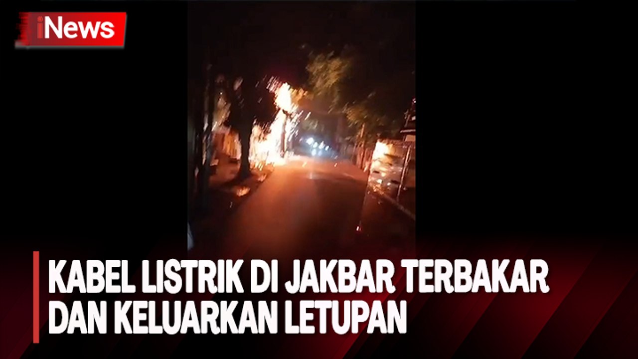 Kabel Listrik di Jakbar Terbakar hingga Nyaris Sambar Ruko Sekitar