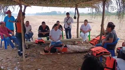 Así se capacitan en Texistepec para el operativo de vacaciones de Semana Santa 2024