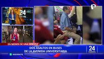 Cercado de Lima: se registra nuevo asalto a pasajeros de bus de transporte público