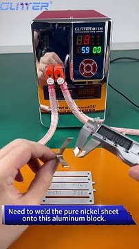 [Technical Innovation]GLITTER 811H Welding Machine For Welding Copper To Aluminum Electrode Of LiFePO4 Battery,