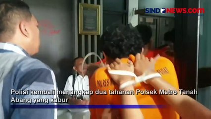 Polisi Tangkap 2 Buron Tahanan Polsek Tanah Abang yang Kabur, 1 Masih DPO