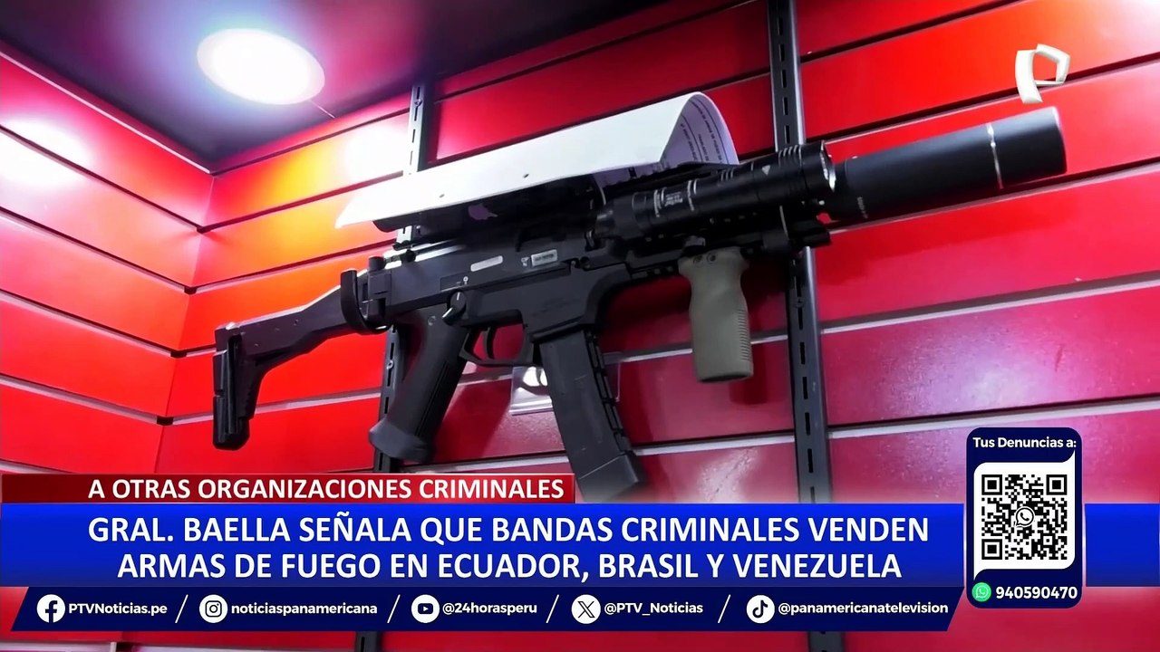 José Baella: "Las redes de tráfico de armas tienen éxito gracias a las porosas fronteras del país"