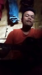 playing with guitar