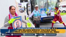 ATU relanza servicio Cole-Bus para escolares de 6 colegios del Rímac