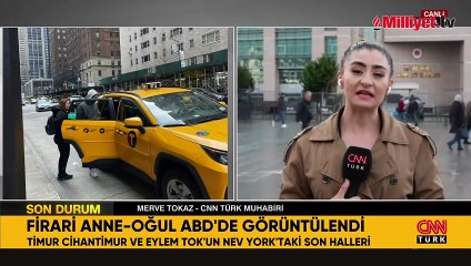 Eylem Tok ve oğlu Timur Cihantimur New York sokaklarında! Görüntüleri ortaya çıktı