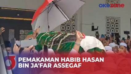 Salawat hingga Isak Tangis Hantarkan Habib Hasan bin Ja'far Assegaf ke Pemakaman Cilodong Depok