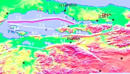 Deprem uzmanı iki fayı işaret etti: ''Aynı anda kırılırsa 7.7'lik deprem olur''