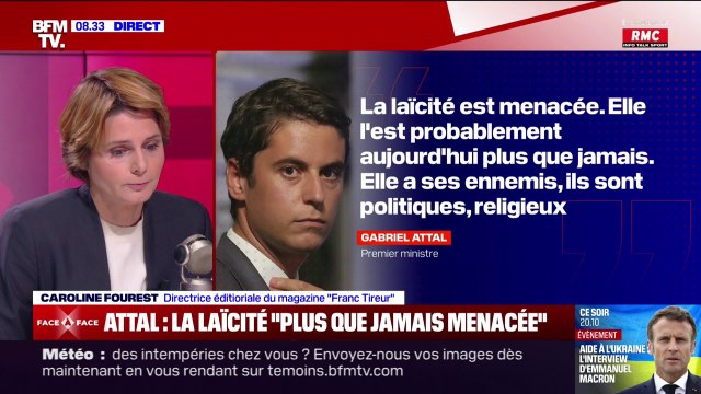 Caroline Fourest, sur la laïcité menacée à l'école: C'est un combat constant