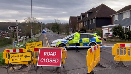 Police cordon off village after 'stabbing'