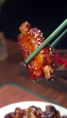 Chinese cuisine sweet and sour pork ribs