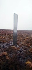 Misterioso monólito surge no País de Gales. "Algum tipo de óvni"?