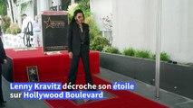 Lenny Kravitz obtient son étoile sur Hollywood Boulevard