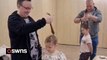 Mum creates wholesome hair workshop for dads to learn how to style their daughters' hair