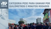 Motoristas de aplicativos protestam em Brasília nesta quarta (13)
