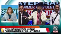 Ina-analyze lamang, hindi kinikwestyon ni dating Pangulong Duterte ang kritisismo ng publiko kaugnay sa panay pangingibang-bansa ni PBBM ayon kay Atty. Sal Panelo