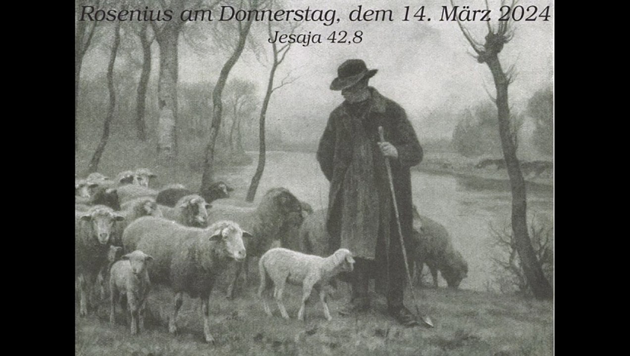 Rosenius am Donnerstag, dem 14. März 2024