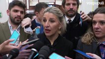 Yolanda Díaz discrepa con el PSOE sobre los Presupuestos