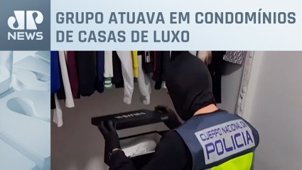 Polícia da Espanha prende gangue por roubos em Madri