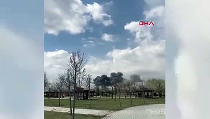 Konya'da askeri eğitim uçağı düştü