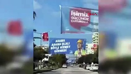 Adana'da seçim afişlerini toplatma kararı