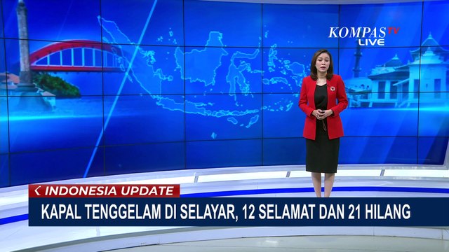 Update Terkini Pencarian Korban Kapal Tenggelam di Perairan Selayar: 12 Selamat dan 21 Masih Hilang
