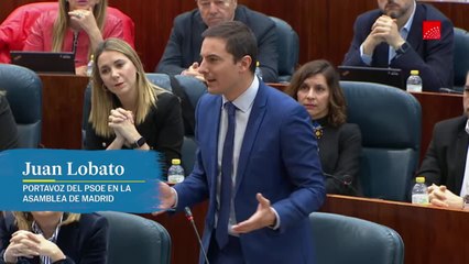 Ayuso, en la Asamblea de Madrid: "No me pueden dar lecciones"