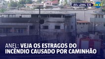 Anel: Veja os estragos do incêndio causado por caminhão