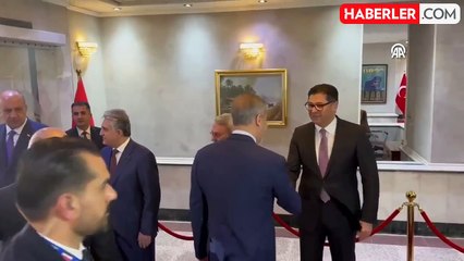 Bağdat'taki güvenlik zirvesinden ilk kare geldi